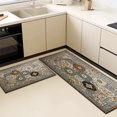 thumbnail image 5 of Kitchen Rugs Sets of 3 Non Slip Washable Kitchen Mats for Floor, Waterproof Kitchen Runner Rug, Floor Mat Carpet for Entryway, Laundry, Sink, Hallway, Bathroom, 5 of 12
