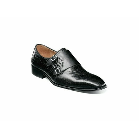 

Stacy Adams Torrance Plain Toe Double Monk Strap Leather Black 25444-001