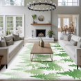 thumbnail image 3 of Non-Slip Rug Pad Rugs Abstractions Green Forests Rectangle Area Rugs 5x7Ft Soft Carpet Pads for Living Room Kids Room, Trees Silhouettes Art, 3 of 9