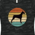 thumbnail image 4 of Inktastic Doberman Dog Retro Sunset Women's T-Shirt, 4 of 5