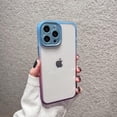 thumbnail image 4 of Compatible with iPhone 13 Pro Max Gradient Case Colorful Bling Clear Glitter Sparkle Camera Protection Soft TPU Glossy Luxury Shockproof Protective Cover for Girls and Women, 4 of 9