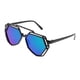 thumbnail image 1 of Gafas de sol de moda vintage con montura poligonal para hombre y mujer, lentes espejadas, 8 colores disponibles. 8, 1 of 9