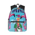thumbnail image 1 of Fotbe Beach Flamingo Trio Mochila Ligera Casual para Laptop para Hombres y Mujeres, Mochila Impermeable de Uso Diario, Mochila para Universidad, 1 of 6