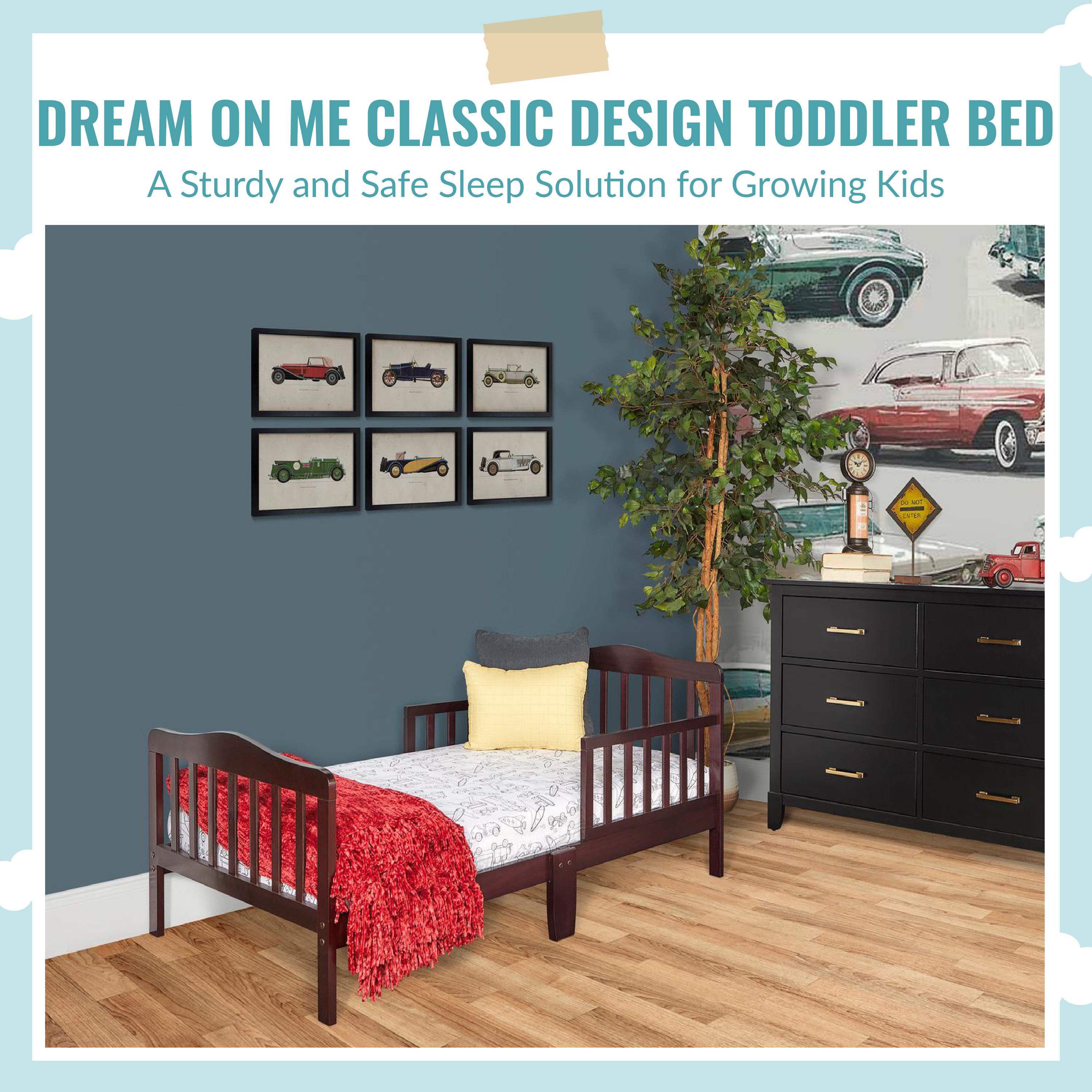 Dream On Me Classic Design Toddler Bed, Espresso - image 2 of 21