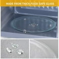 thumbnail image 4 of 9.6 Inch Microwave Plate Spare Microwave Dish Universal Microwave Turntable Glass Plates Round Replacement Plate, 4 of 8