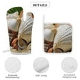 thumbnail image 4 of Seashell On The Beach Oven Mitts And Pot Holders Sets of 4 Oven Gloves Set Potholders for Kitchen Cooking Baking Grilling Anti Scald Hot Pads And Heat Resistant, 4 of 6
