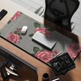 thumbnail image 2 of Long Mouse Pads for Desk,Pioneer Flower Floral Print Pattern Desk Mats on Top Of Desks, Desk Mouse Pad Extra Large with 3mm Non-Slip Base and Stitched Edge for Gaming,Office,Work,Home 35.4"x15.7", 2 of 6