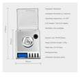 thumbnail image 6 of 20g/0.001g Jewellery Scale Mini Digital Pocket Precision Diamond Gold Household Kitchen Weighing ,Multi Measuring Units, 6 of 6