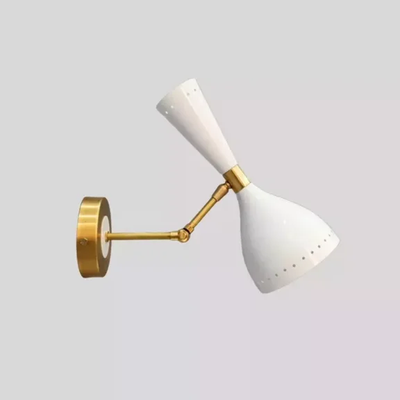 Wall Sconce 1950s Mid-Century modern Brass