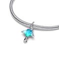 thumbnail image 3 of 925 Sterling Silver Manta Ray Dangle Charm for Bracelet Charms Bangle Pendant Jewelry, 3 of 4