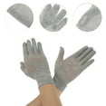 thumbnail image 2 of Unique Bargains 1 Pair Sunblock Mittens Ditsy Floral Sun Block Driving Gloves for Women Gray, 2 of 5