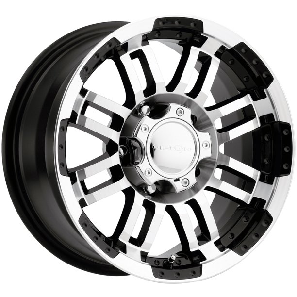 Vision OffRoad Warrior 18x8.5 5x114.3 18et Gloss Black Machined Face