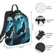 thumbnail image 2 of Balery Blue Full Moon Wolf Mochila ligera para hombre y mujer: duradera e impermeable, ideal para la escuela, el trabajo, viajes y uso diario., 2 of 7
