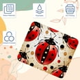 thumbnail image 3 of Ladybird 8.3x9.8 Inch Square Desk Mat with Non-Slip Rubber Bottom for Office and Gaming – Printed Mouse Mat, Desk Mat, Gaming Mouse Pad, 3 of 6