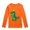 T10-Orange, variant on Ulitacool Tops For Girls Christmas Long Sleeve Dinosaur Pattern O Neck Xmas Tee 10-11 Years Blue