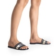 thumbnail image 6 of Dream Pairs Women’s Fashion Slide Sandals – Casual Slip-On Flats with Printed Footbed, 6 of 7