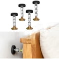 thumbnail image 1 of Adjustable Threaded Bed Frame Anti-Shake Tool, Headboard Stoppers, Bedside Anti Shake Tool for Beds Cabinets Sofas, 4PCS(27-114mm), 1 of 8