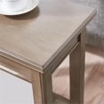thumbnail image 4 of Pemberly Row Table d'Appoint Étroite en Bois Massif avec Tablette, Gris Fumée, 4 of 7