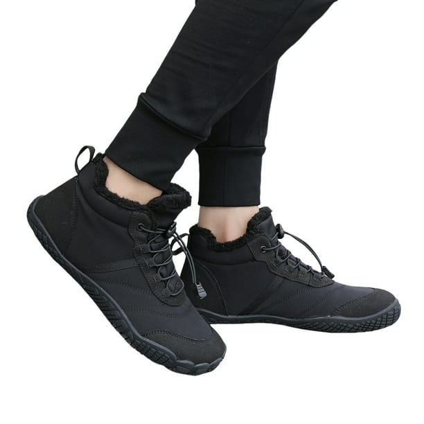Botines Forrados Cálidos Botas Nieve Invierno Anti Slip Peso Ligero para Viajes Al Aire Libre