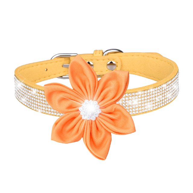 Pet Collar Shiny Rhinestones Dog Collar Small And Medium Sized Dog Leash Microfiber Cat Collar Cat Bow Tie Cat Tie Cat Ties Puppy Bow Tie Dog Color Light Clip Leather Dog Leashes for Small Dogs Adult