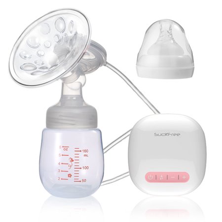 Electric Breast Pump Single Comfort Breastfeeding Milk Pump For Travel with 9 Adjustable Massage & Suction Levels (Best Electric Pump For Breastfeeding)