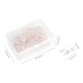 thumbnail image 3 of WASHWEPE Creative Rose Gold Transparent Push Pins Of Map Pushpins For Office For Travel Photos Maps Do Lists, 3 of 8