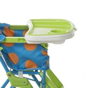 Cosco Kids Simple Fold Deluxe High Chair with 3-Position Tray, Monster Syd