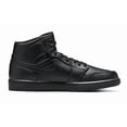 thumbnail image 2 of N I-K-E A i r-Jor-dan 1 Mid Black Size 7-15 US Mens Athletic Shoes Sneakers, 2 of 6