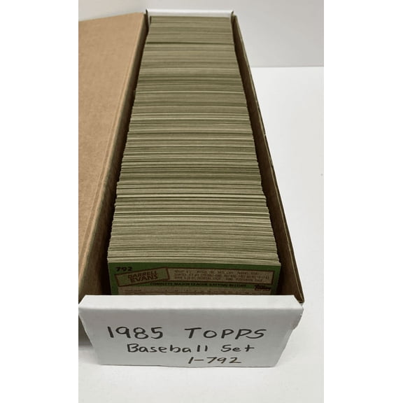 1985 Topps Baseball Complete Set 1-792 Near Mint or Better