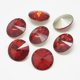 thumbnail image 1 of Pointed Back Glass Rhinestone Cabochons Rivoli Rhinestone Back Plated Faceted Cone Light Siam 6x3mm, 1 of 2