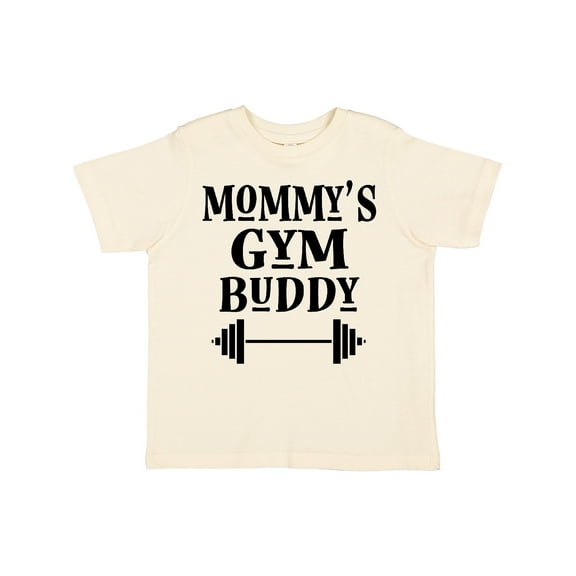 Inktastic Mommy Gym Buddy Workout Boys or Girls Toddler T-Shirt