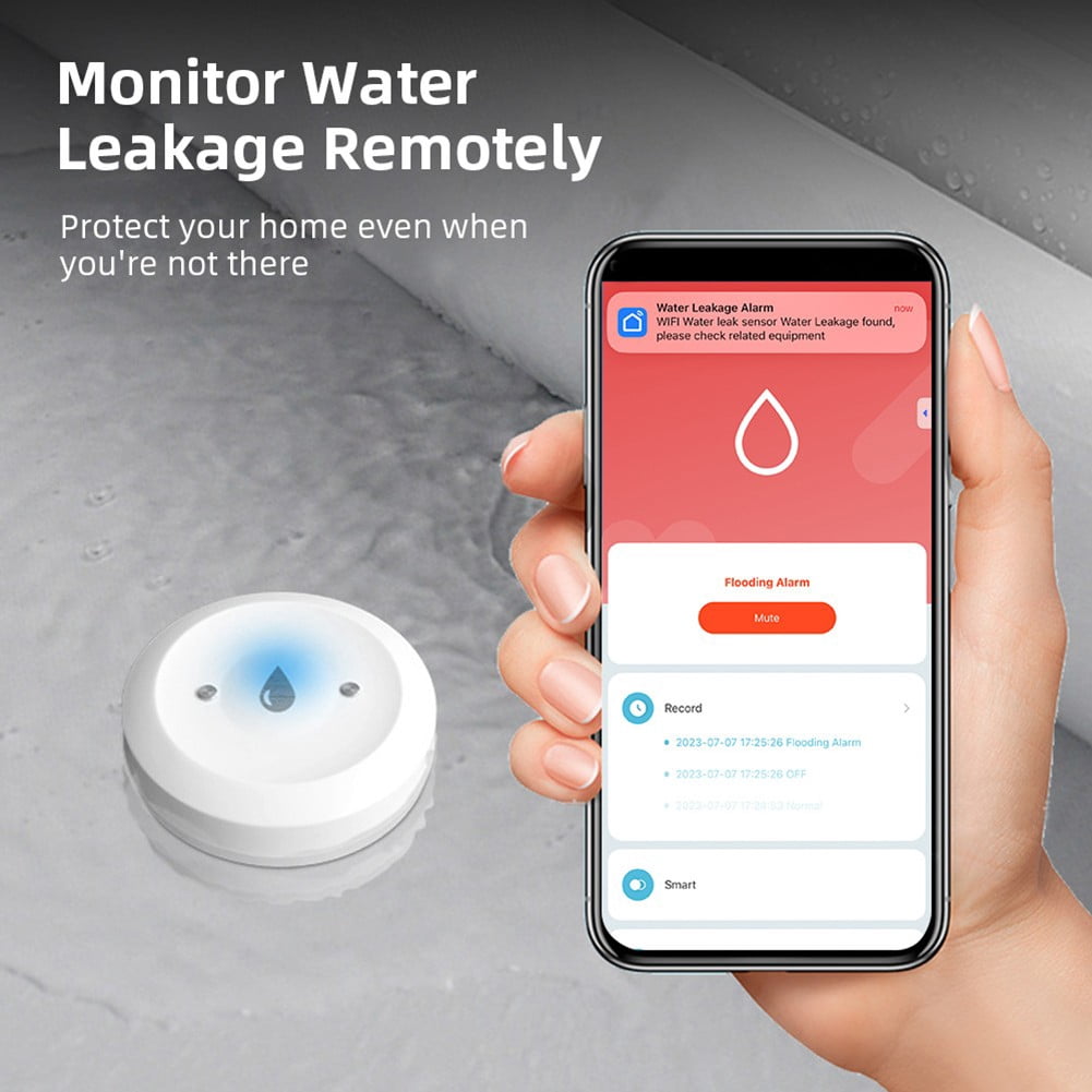 For Tuya For ZigBee For Smart Water Leak Detector Alarm For Smart Water Leak Sensor