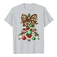 thumbnail image 5 of Dmsael Christmas T Shirts Christmas Graphic Shirt for Women Casual Holiday Short Sleeve Tee Xmas Funny Printed Winter Tshirt Tops White,M, 5 of 6