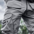 thumbnail image 4 of gakvov Cargo Pants For Men Men New Casual Pocket Overalls Loose Straight Leg Outdoor Running Trousers Pant, 4 of 6