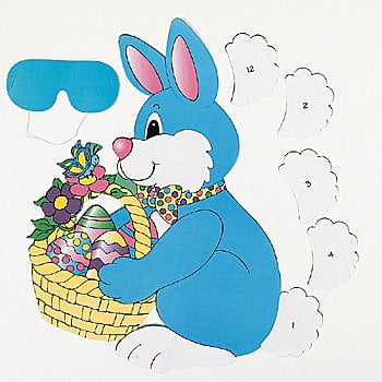 Pin the Tail on the Easter Bunny Game