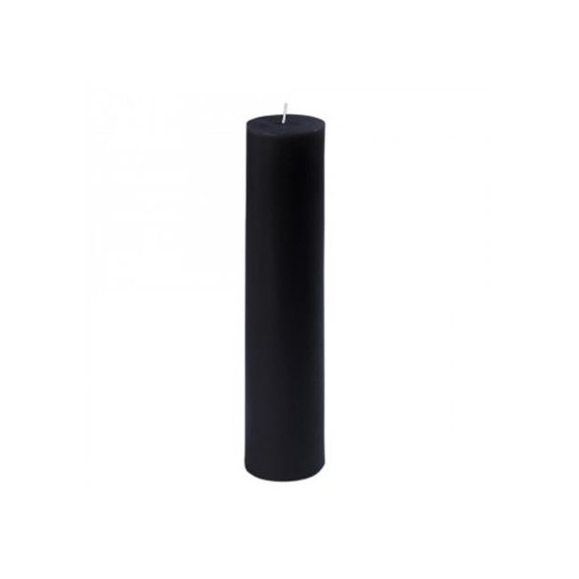 Chandelle Pilier Noire de 2 x 9 Po, Lot de 12