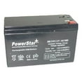 PowerStar 2 Pack - BATTERY REPLACEMENT VISION CP1290 12V 7.5AH F1 .187 ...