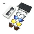thumbnail image 4 of Transemion 5 Pcs Clip Magnétique sur Lunettes Fixation Stable Double Usage pour Lunettes et Monture PC Type 1 1ensemble, 4 of 6