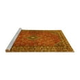 thumbnail image 2 of Ahgly Company Machine Washable Indoor Rectangle Persian Yellow Traditional Area Rugs, 5' x 7', 2 of 4