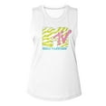 thumbnail image 1 of MTV T-Shirt Débardeur pour Femmes Neon Zebra Logo Blanc m, 1 of 2