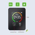 thumbnail image 4 of Medidor de CO2 Sunnimix monitor de temperatura y humedad Detector de CO2 blanco, 4 of 8