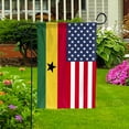 thumbnail image 2 of American Ghana Flag Ghanaian Friendship U.S.A Memorial Day Patriotic For House Flag, Double-Sided Decorative Outdoor Flag, Polyester Yard Flag 29.5 x 39.5 in, 2 of 5