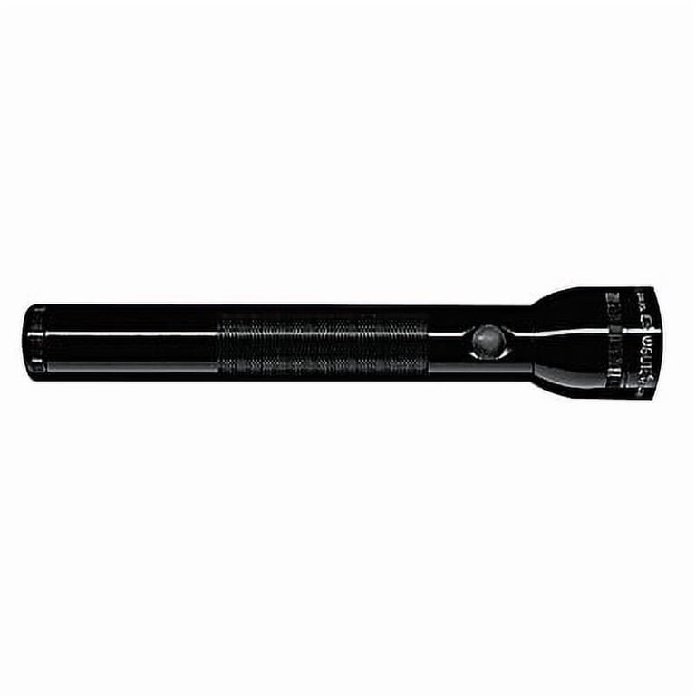 Maglite S4D016 Heavy-Duty Incandescent 4-Cell D Flashlight, Black