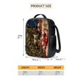 thumbnail image 4 of ZUXONGSY Vintage Moose American Flag Print School Backpack Set for Boys Girls 4 Pack Lightweight Bookbag Travel Daypack with Lunch Bag Pencil Case and Water Bottle Holder for Kids Teens, 4 of 6