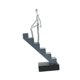 thumbnail image 3 of Ornamentos de estatua estética Decoración de escritorio Escaleras Figuras Resina Arte abstracto Escultura decoración de estantería para mesa sala de, 3 of 8