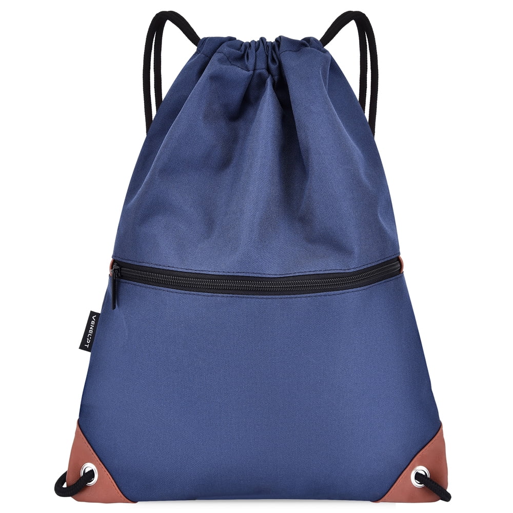 Gym Sack Drawstring Backpack Waterresistant Drawstring Bucket Bag with