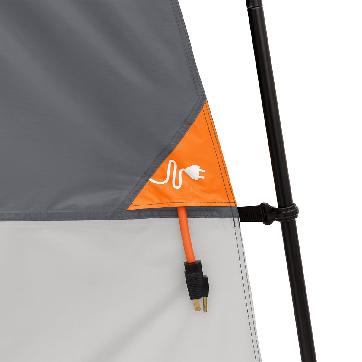 CORE 14' x 10' 10 Person Straight Wall Cabin Camping Tent with Full Rainfly, 44lbs