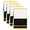 Black, variant on Modern Black Gold Kitchen Towels Set of 1, Minimalist Geometric Yellow Striped Absorbent Dish Towels for Kitchen, Microfiber Hand Towel, Quick Drying Tea Towel for Cleaning Decorative Dishcloths