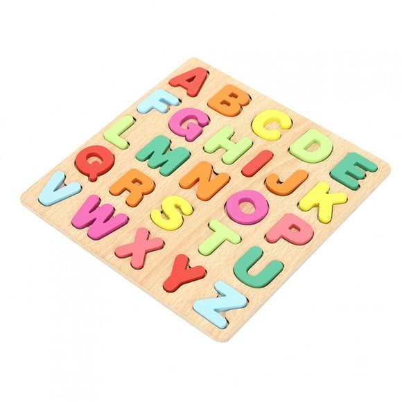 Building Block Toy, Wooden Building Block, Round And Smoothly School Halloween Gifts Office Easter Gifts Parties For Home Christmas Gifts Capital Letter