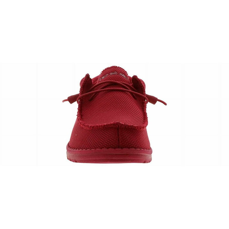 Hey Dude Wally Funk Mono 40011-610 Casual Men Red Poly Knit